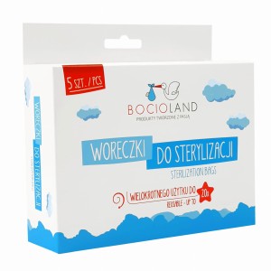 WORECZKI DO STERYLIZACJI 5 szt.  / op. zb. 20 szt 1622