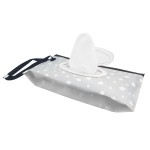 ETUI NA CHUSTECZKI NAWILŻONE SZARY GWIAZDKI 8126