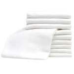 10-PACK PIELUSZKA TETROWA BIAŁA 40X80 CM 5101