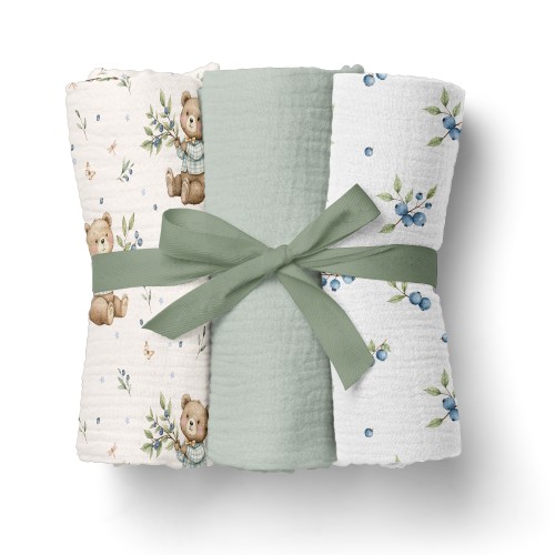 BL302 5904501653022 PIELUSZKI MUŚLINOWE 70x70cm 3pack. ZIELONY (1).jpg