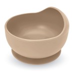 MISECZKA SILIKONOWA BOWL Z PRZYSSAWKĄ BEŻ / op. zb. 12 szt. 5934